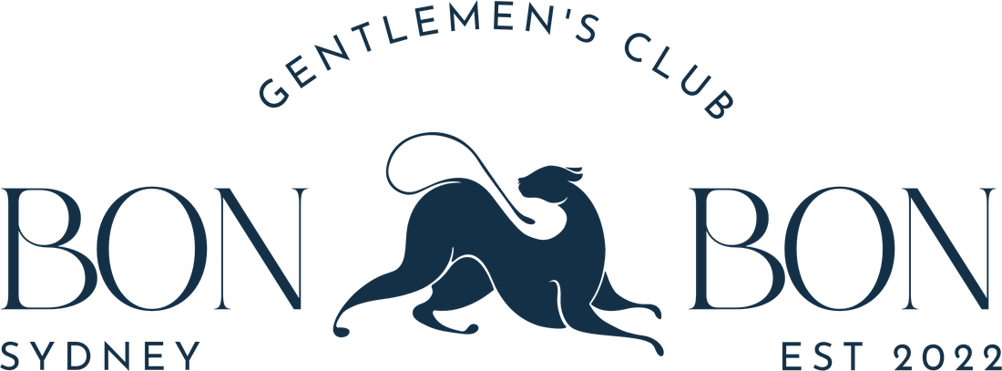 Logo 1, the crest, in navy on ivory